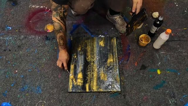 Интерьерная картина за 9 минут | Картина для интерьера своими руками | DIY Interior Art