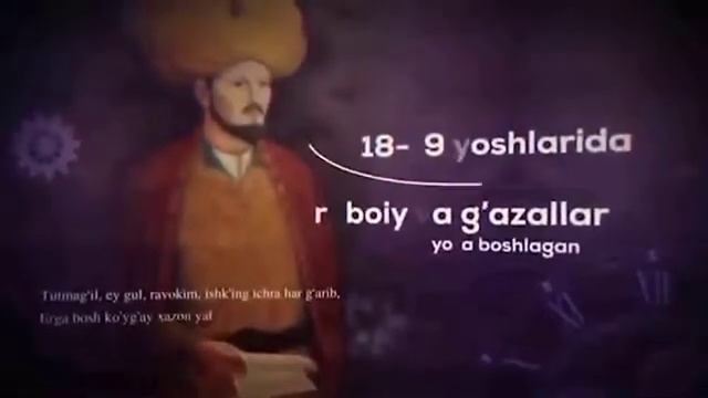 Zahiriddin Muhammad Bobur haqida ma'lumot rolik ko‘rinishida. смотреть онлайн