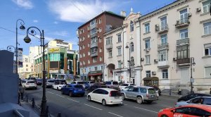 Площадь, Первая речка, Некрасов. из окна автобуса. Владивосток