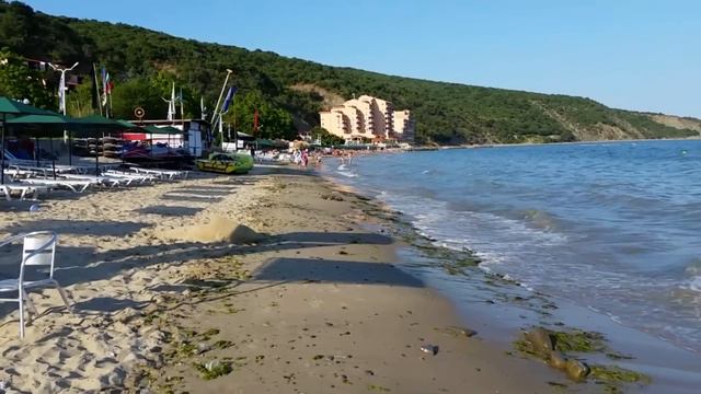 Отель Роял Парк (Елените, Болгария).  Аквапарк.  Море.  Вид из номера отеля