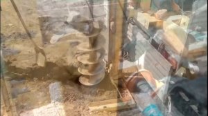 Бурение ямобуром