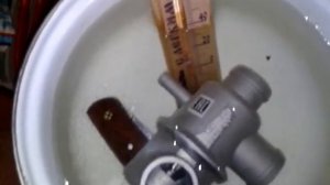 Проверка термостата 2123 с нагревом, но не Прамо.