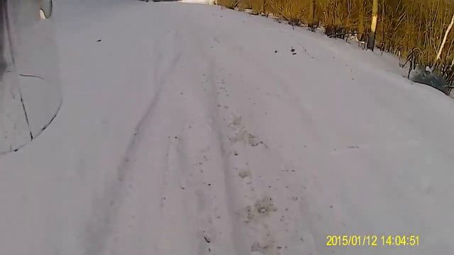 ИРБИС TTR-250R зимой на шипованных колёсах смотреть онлайн