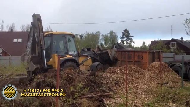 Валка деревьев, расчистка от мелколесья и корчевание пней! Подготовка участка за 1 день! смотреть онлайн