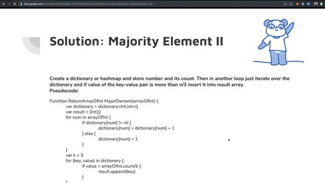 Ace Algorithms and Programming Interviews in Swift : Majority Element 2 смотреть онлайн