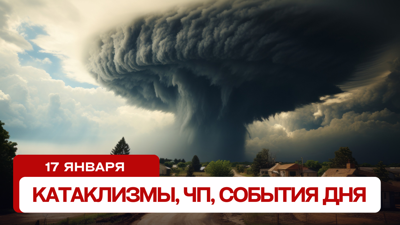 Катаклизмы сегодня 17.01.2024. Новости сегодня, ЧП, катаклизмы за день, события дня