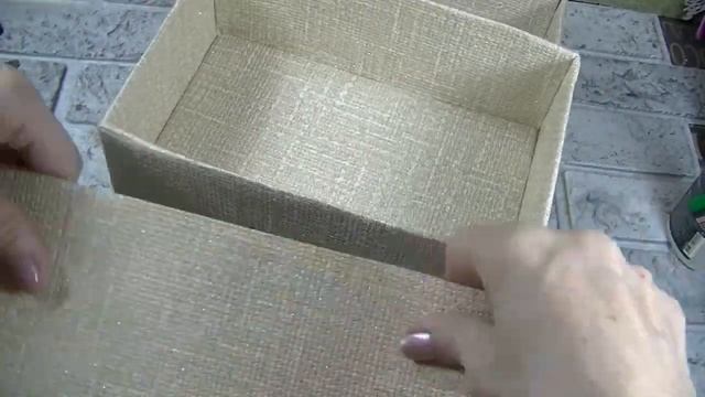 Полезная коробка для хранения пряжи гипюра из 3 ненужных коробок. смотреть онлайн