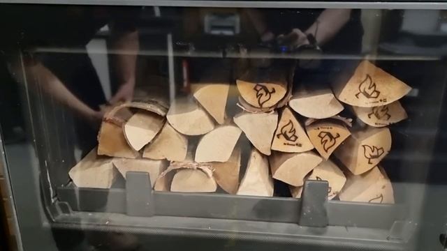 Лайфхак для коллег.Оформление печного магазина дровами. Поделился секретиком Роман, Народный Камин! смотреть онлайн