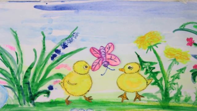 "Цыплёнок и утёнок" по мотивом одноимённой сказки Владимира Григорьевича смотреть онлайн