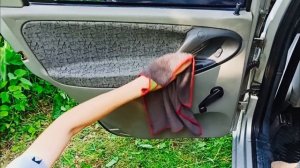 ЧИСТИМ САЛОН В ДОМАШНИХ УСЛОВИЯХ!! БЮДЖЕТНАЯ ЧИСТКА САЛОНА В ЛАДЕ КАЛИНЕ ВПЕРВЫЕ ЗА 13 ЛЕТ!!