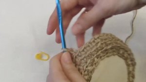 КОРЗИНКА из ДЖУТА без каната с деревянным дном как в ИКЕА / Вязаная корзинка из ДЖУТА крючком