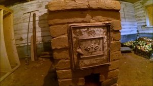 Обогрев курятника  //Печь своими руками // Первая топка