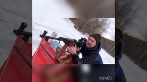 Пристрелка оптического прицела ВОМЗ ПО - 3.5х20 на ОП СКС 7.62х39