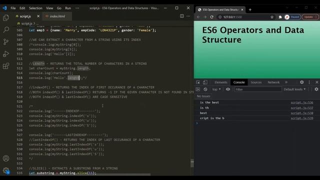 String methods in JavaScript I PART 1 | String Methods | JavaScript