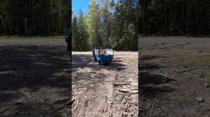 МОТОБЛОК МТЗ БЕЛАРУС, ЗАГОТОВКА ДРОВ