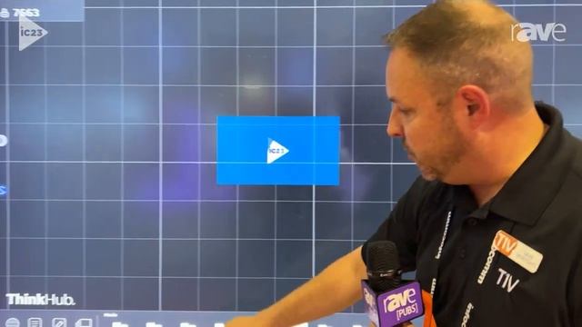 InfoComm 2023: T1V Demos 21:9 ThinkHub Visual Collaboration Software