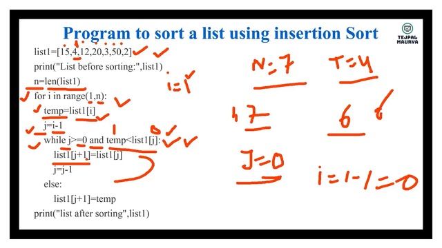 Chapter 2 Python Revision Tour 2 | Part 7 | Bubble Sort | Insertion Sort | Class 12 CS |New Syllabu