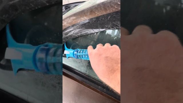 Очистка стекол без тряпки смотреть онлайн