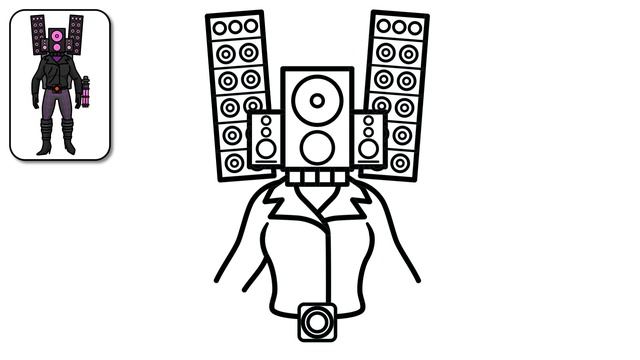 КАК НАРИСОВАТЬ СПИКЕРВУМЕН ТИТАНА из Скибиди Туалет смотреть онлайн