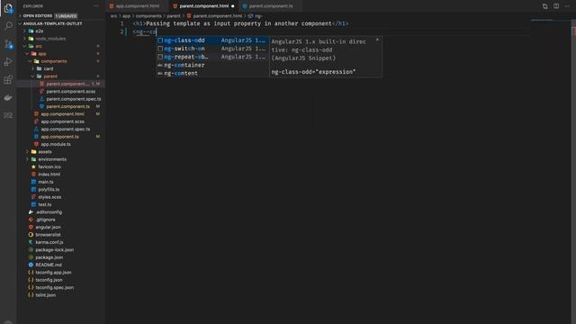 Using ngTemplateOutlet to Insert Templates in Various Sections on Page смотреть онлайн