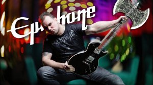 АлекCашка рубит на лесоповале | Как звучит Epiphone Les Paul Prophecy Black Aged Gloss