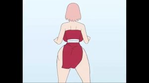 Doujinshi Animation | Sakura Oriental Booty Dance [ ナルト Naruto ] - 春野サクラ LEMON