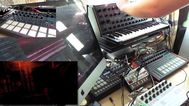 145 bpm Analog jam with Beatstep pro, MS20, Tempest and volca. Free DL on SC смотреть онлайн