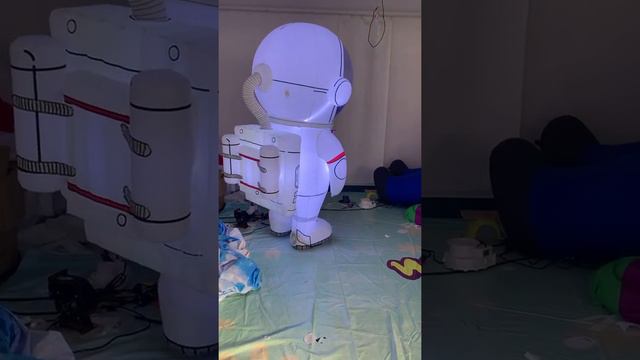 Walking Inflatable Astronaut Suit For Nightclub Stage Decoration