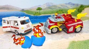 Мультики с игрушками Щенячий патруль - Добрый Маршал.