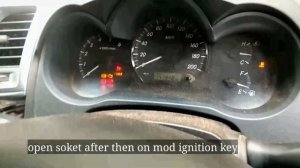 how to reset fuel filter warning light on toyota hilux D4D