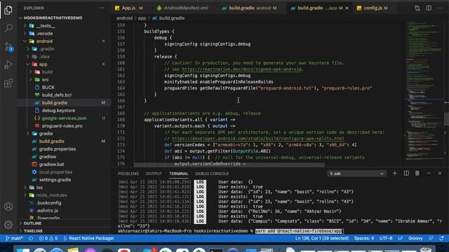 Firebase Firestore in React Native in Hindi | React Native Firebase Firestore| Urdu & Hindi смотреть онлайн