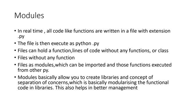 Learn Python - Python programming : Functions,Modules,classes and inherritance Python part 5