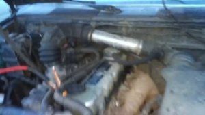 Запуск на холодную TD27 Nissan Terrano разборка