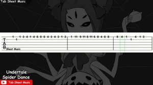 Undertale - Spider Dance Guitar Tutorial