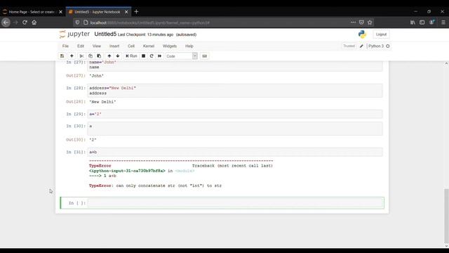 Python Crash Course 1