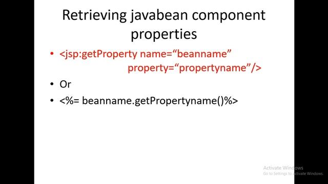 JSP-JavaBean смотреть онлайн