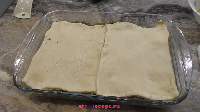 БЕЗ ВОЗНИ приготовить простой пирог с фаршем в духовке из готового слоеного теста