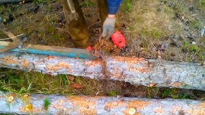 самодельная телега для вывозки бревен