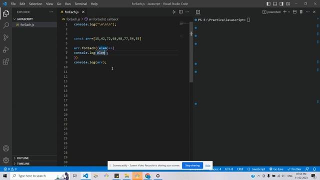 JavaScript forEach Loop Tutorial |@codeaffairs