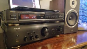 Wzmacniacz Denon PMA-720AE & tuner Denon TU-580RD & monitory Heco Metas XT301