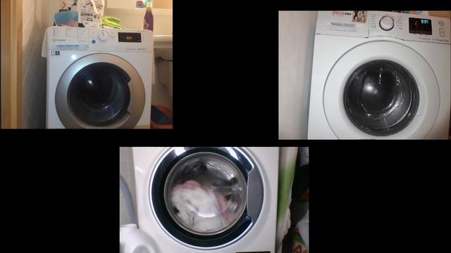Spin Race 7 Hotpoint vs Indesit Innex vs Samsung (full cycle) смотреть онлайн