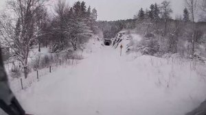 Drivers Eye View: Trondheim-Mosjøen in a winter wonderland. (Di4)
