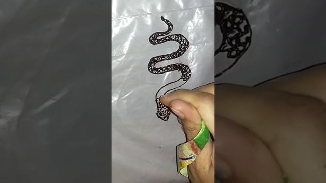 kesa Laga #snake #hennatattoo #youtubeshorts #shorts