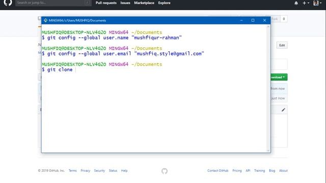 HOW TO UPLOAD A PROJECT INTO GITHUB USING git bash/cmd смотреть онлайн