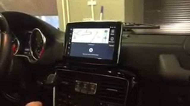 G-class - увеличенный монитор + яндекс навигатор смотреть онлайн