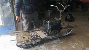 САМОДЕЛЬНЫЙ СНЕГОКАТ И САМОДЕЛЬНАЯ ГУСЕНИЦА 5 ЧАСТЬ