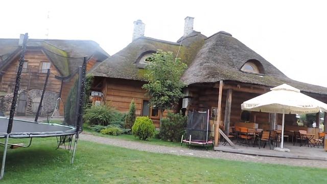 Польша. Poland. Hotel Pajero. Внутренний двор