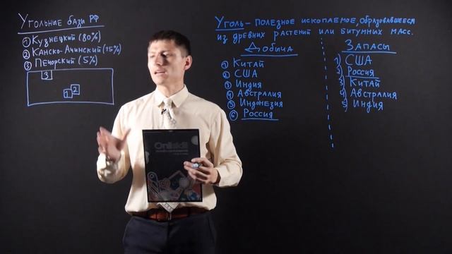 География 9 класс : Угольная промышленность