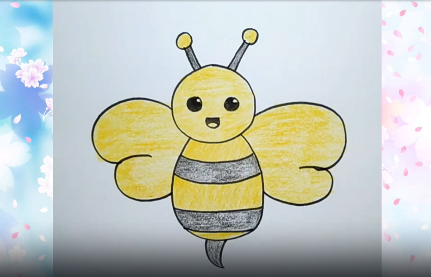 Милая Пчёлка. Рисунки для детей смотреть онлайн