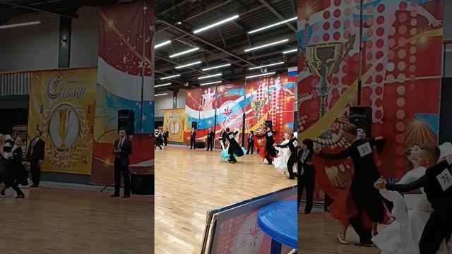 Венский вальс. Юниоры 2.#танцевальныйспорт